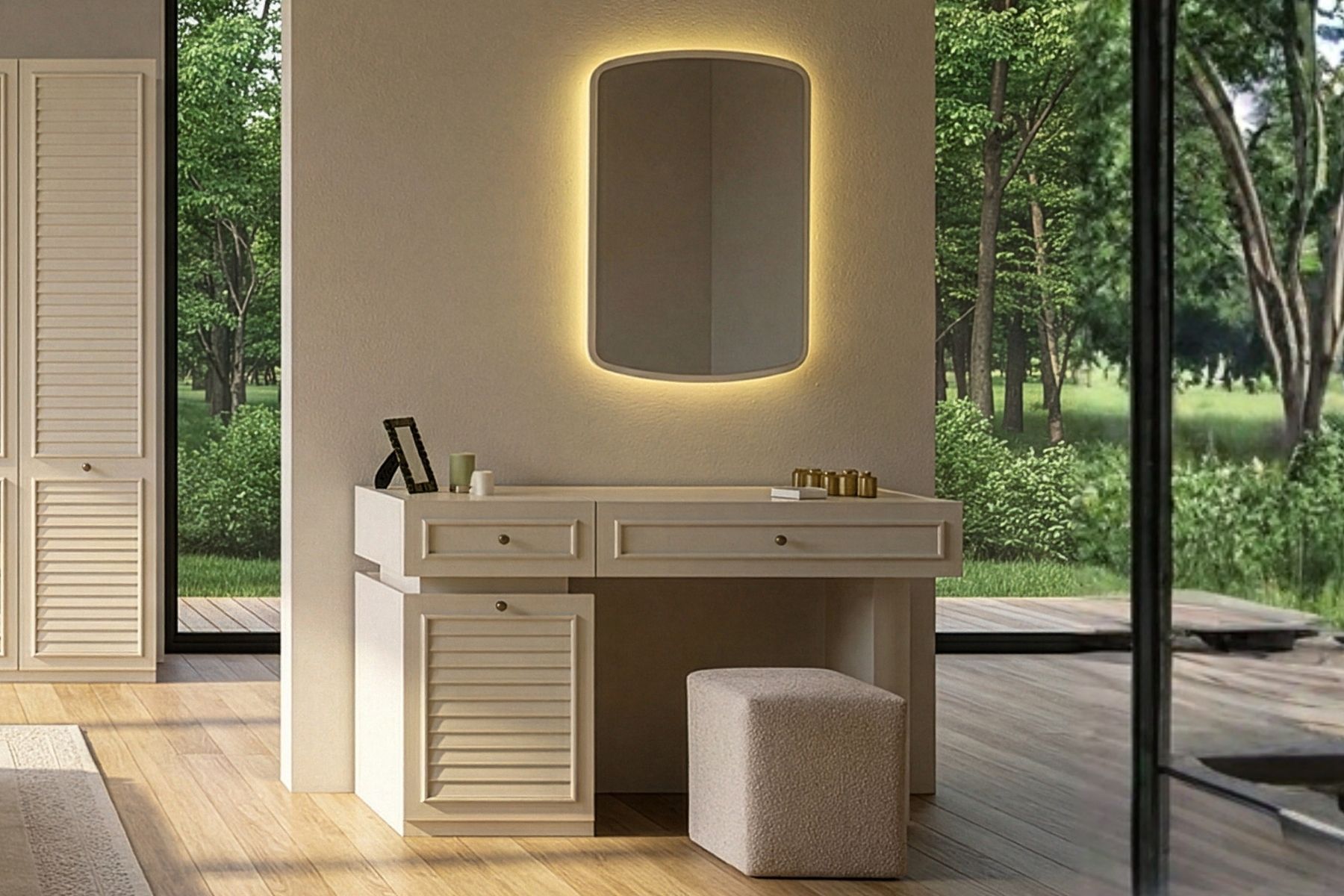 Hella 5 Kapılı 2 Aynalı Yatak Odası Takımı