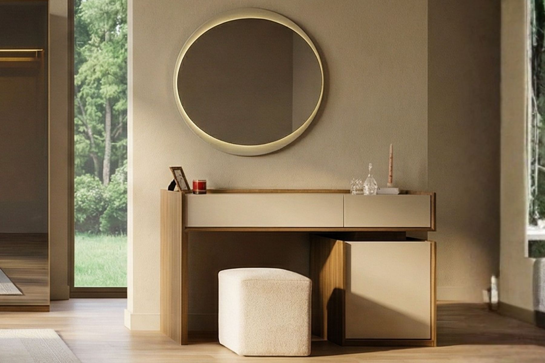 Vanta Sağ Reflekte Camlı Yatak Odası Takımı